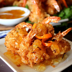 Camarones empanizados Shrimp Fest Nuevo Vallarta Hotel Paradise Village