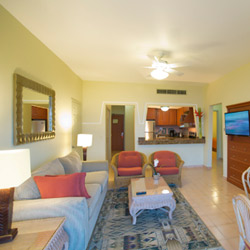 Sala de Habitación Hotel Todo Incluido en Nuevo Vallarta Paradise Village