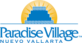 LOGOTIPO DE PARADISE VILLAGE HOTEL EN VALLARTA
