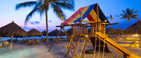 Área de Niños en la Playa Hotel Todo Incluido en Nuevo Vallarta Paradise Village